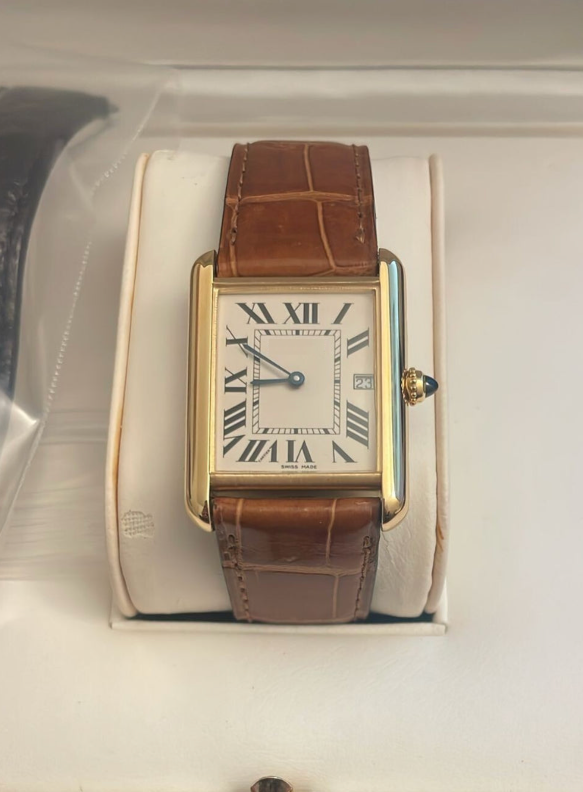 Rectangular Watch | Elegant Dress Style | Complete Set with
